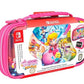 Deluxe Nintendo Switch game case featuring Princess Peach design


