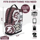 Backpack with volume capacity 18L and dimensions displayed, featuring an officially licensed design.