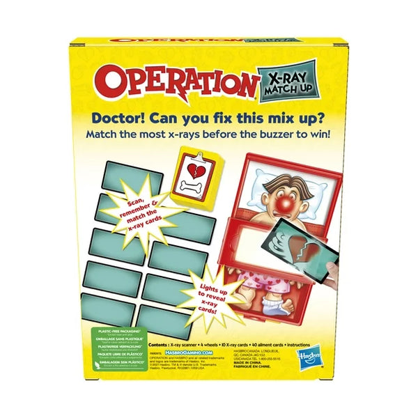 Operation X-Ray Match Up Board Game - Leo's Treasure Box