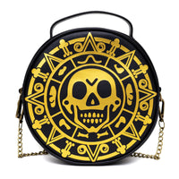 Pirates Of The Caribbean Dead Men Tell No Tales With Aztec Coin Face Crossbody