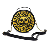 Pirates Of The Caribbean Dead Men Tell No Tales With Aztec Coin Face Crossbody