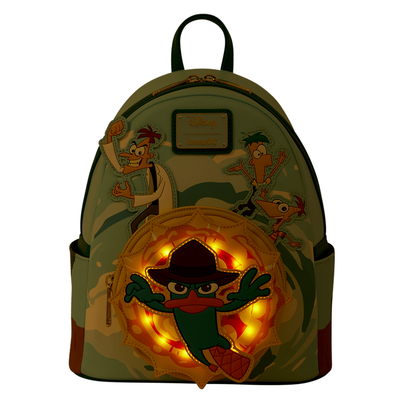 Loungefly Disney Phineas & Ferb Light-Up Mini Backpack