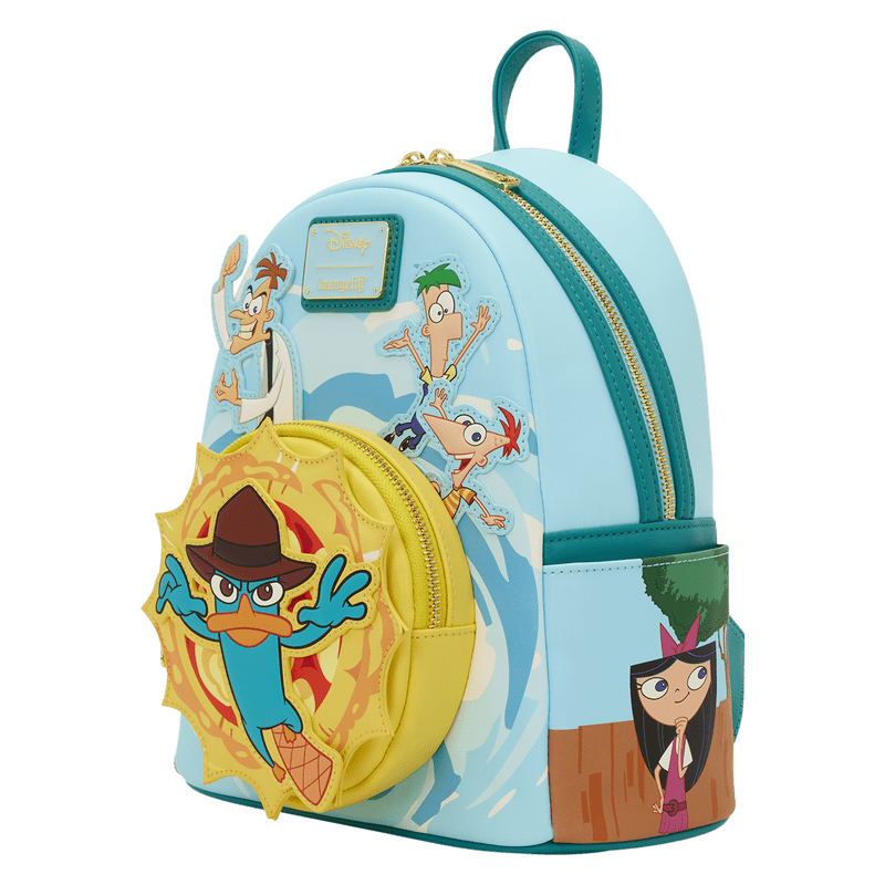 Loungefly Disney Phineas & Ferb Light-Up Mini Backpack