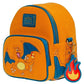 Pokémon Charizard plush-textured corduroy mini bag with detachable straps