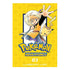 Pokémon Adventures book cover with character and Pikachu on a yellow background