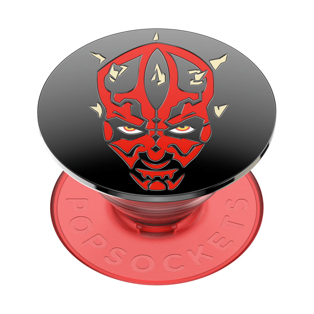 PopSockets phone grip with Darth Maul design on a white background
