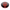 Round product with red and black design on a white background