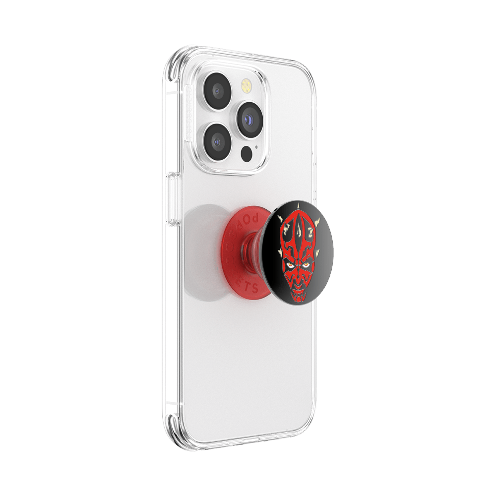 Phone case with a PopSockets grip on a white background