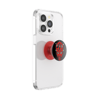 Phone case with a PopSockets grip on a white background