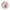 A round white cosmetic compact or container with a gold-toned inner rim and a colorful illustration of three sleeping cats on the front. The cats are in a pink-striped room, with one orange cat wearing a blue bow tie and one dark gray cat wearing a red bow tie.