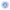 A round printed plate or coaster featuring an anime-style illustration of a girl with blue hair and purple eyes on a light blue center, surrounded by wavy multicolor lines in pink, purple, blue, and green on a white base.
