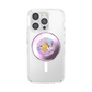 Phone case with a PopSockets grip featuring cartoon characters on a white background