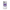 A clear phone case featuring a large printed purple Gengar character face with red eyes and a wide grin, shown on a white background.