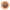 A circular Pokémon Charizard collectible coin or medallion featuring Charizard on a cracked volcanic background, surrounded by an orange metallic border on a white background.
