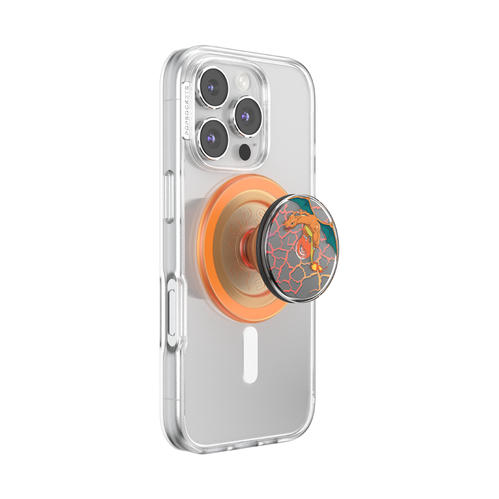 Phone case with a PopSockets grip on a white background