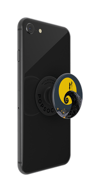 Phone with PopSockets grip on a transparent background