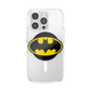 Phone case with Batman logo on a white background