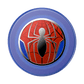 Frisbee with Spider-Man logo on a white background