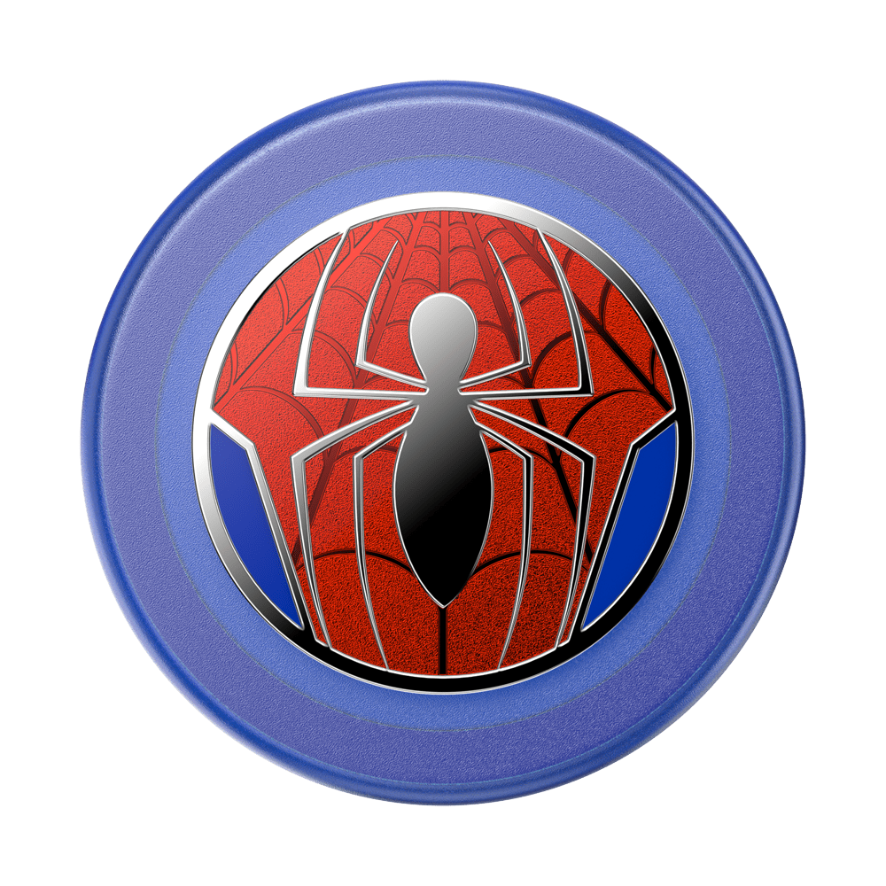 Frisbee with Spider-Man logo on a white background