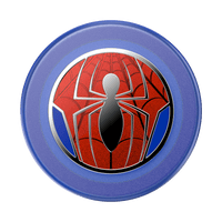 Frisbee with Spider-Man logo on a white background