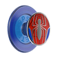 Spider-Man themed pop socket on a white background