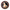 Circular product with a cartoon character in the center on a black background with red and orange patterns.