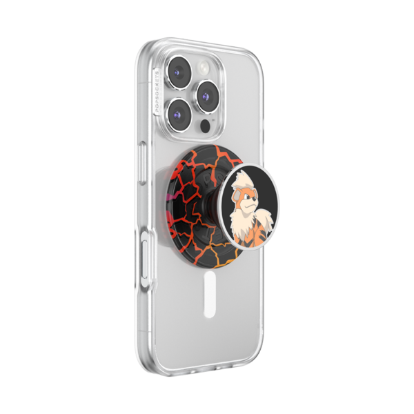 Phone case with a PopSockets grip on a white background