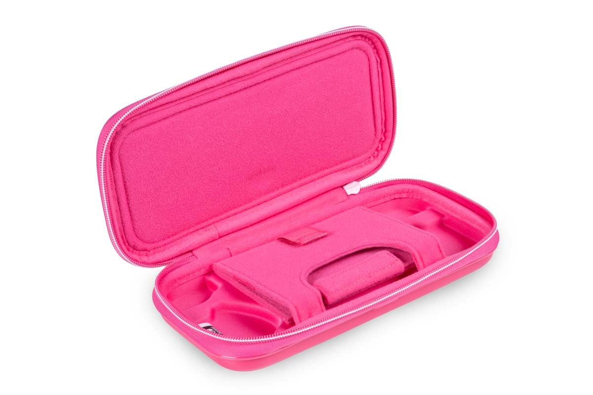 Portable Nintendo Switch game traveler case with Princess Peach artwork


