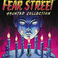 Book cover of 'Ghosts of Fear Street Haunted Collection' with a dark background and candles.