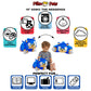 16-inch Sonic the Hedgehog Pillow Pet with features and benefits on a white background