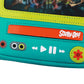 Colorful toy console with 'Scooby-Doo!' branding and control buttons on a white background