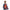 Child wearing a Spider-Man backpack on a white background