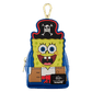 Pirate-themed keychain with a cartoon character on a white background