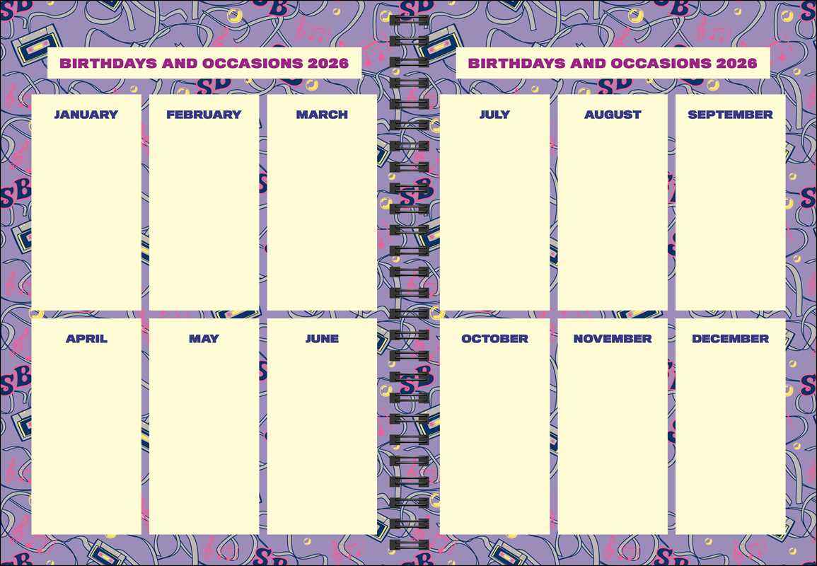 SpongeBob SquarePants 12-Month 2026 Planner Calendar (Includes Stickers) by Viacom International, Inc.