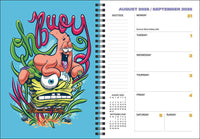 SpongeBob SquarePants 12-Month 2026 Planner Calendar (Includes Stickers) by Viacom International, Inc.