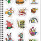SpongeBob SquarePants 12-Month 2026 Planner Calendar (Includes Stickers) by Viacom International, Inc.