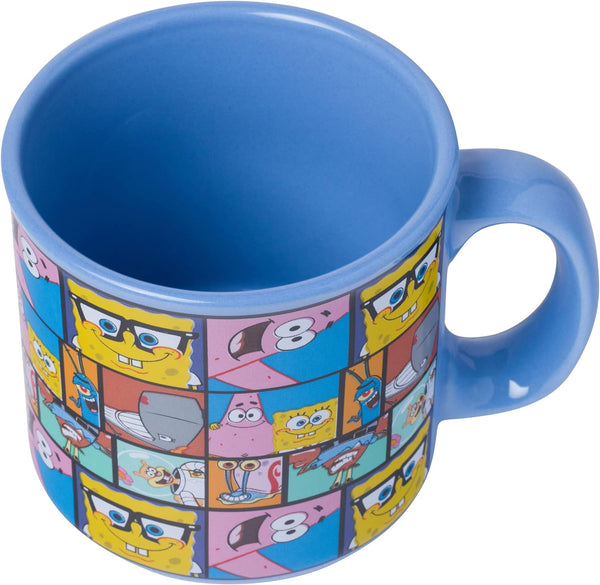 Spongebob Grid 20oz Ceramic Camper Mug