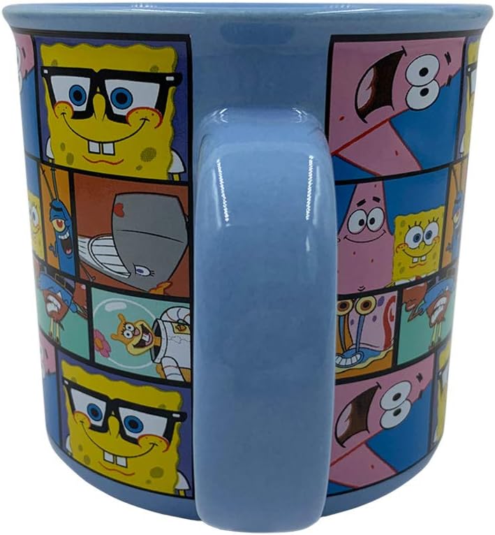 Spongebob Grid 20oz Ceramic Camper Mug