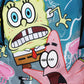 Cartoon characters on a colorful background