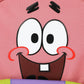 Cartoon character with a pink background