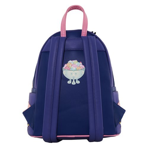 Glow-in-the-dark Loungefly Coraline bag with celestial star design