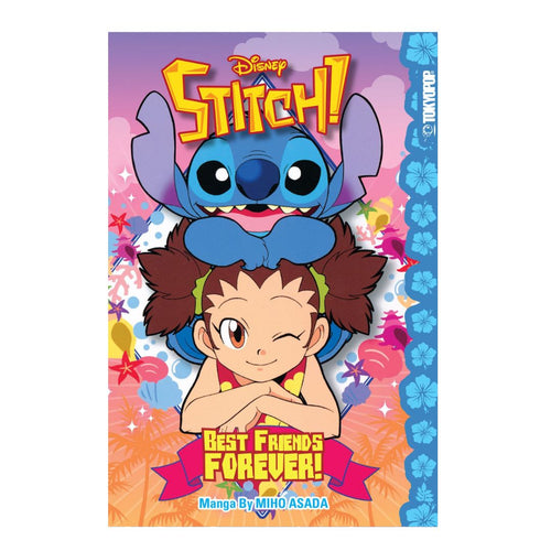 Cover of 'Stitch!' manga with cartoon characters and colorful design