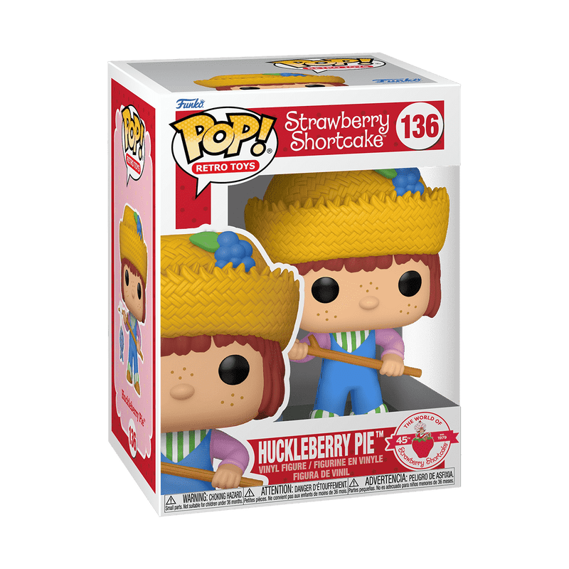 Collectible Funko POP! featuring Huckleberry Pie character from Strawberry Shortcake

