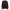 Black backpack with red accents on a white background