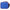 Blue pet carrier with red trim on a white background