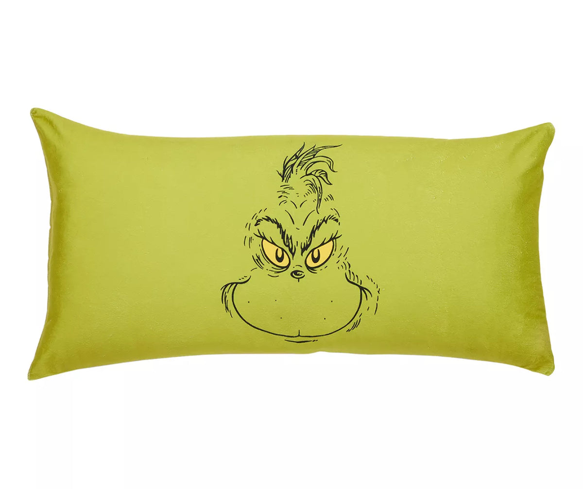 The Grinch Green Grinch Face Body Pillow