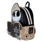 Glow-in-the-dark Loungefly mini backpack inspired by Bedtime Jack from The Nightmare Before Christmas, perfect for fans of the classic film.