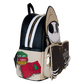 Loungefly Disney The Nightmare Before Christmas Mini Backpack featuring Bedtime Jack in a glowing scientific method cosplay design.