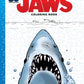Cover of 'The Official JAWS Coloring Book' with a shark illustration on a white background.