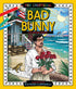 Coloring book cover featuring a person holding flowers on a beach with &